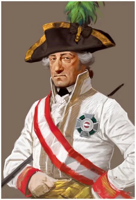 Принц Кобургский австрийский фельдмаршал, друг и ученик Суворова.