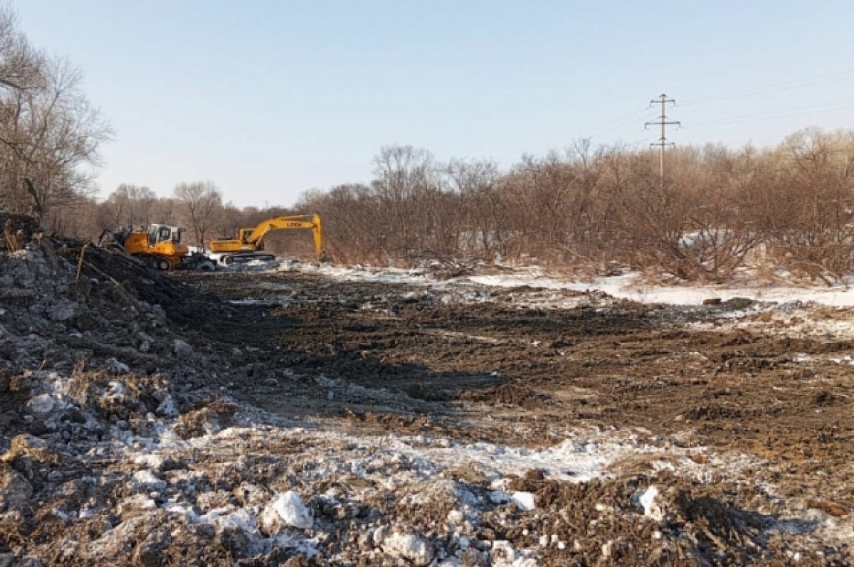    Зимой в Приморском крае начали чистить русла рек