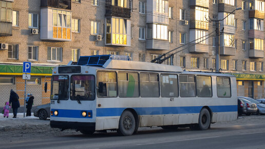 Троллейбус ЗиУ-682 КВР БТРМ-4011. Покатушки по Барнаулу с ревущим редуктором.