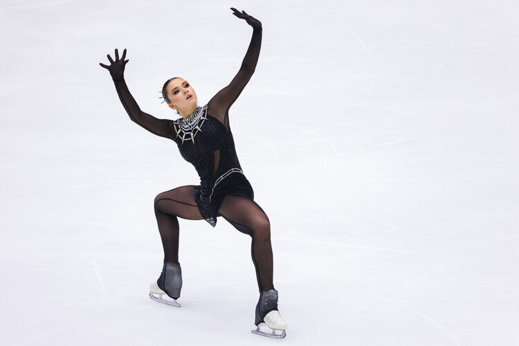    Камила Валиева заняла третье место на чемпионате России