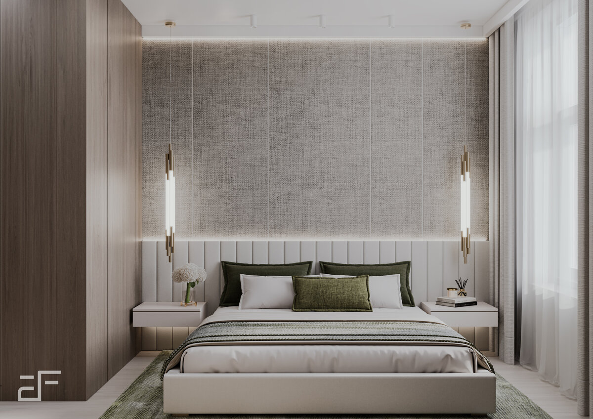 Дизайн интерьера спальни в современном стиле