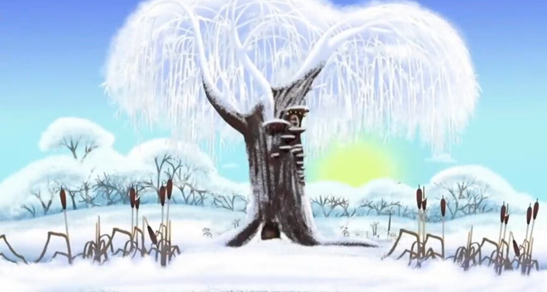 Кадр из серии "Первый снег".