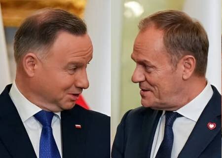    В Польше вспыхнул первый серьёзный кризис в отношениях нового правительства с президентом