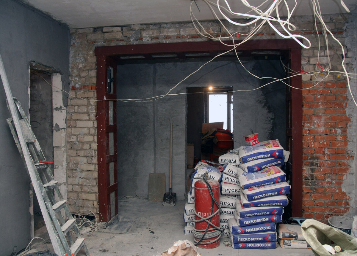 Проём в существующей капитальной стене