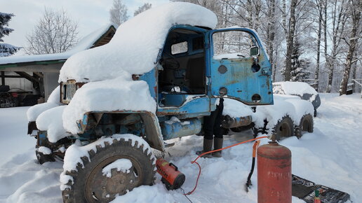 Запускаем в мороз Praga V3S и сравниваем с ГАЗ-63 и ГАЗ-66!