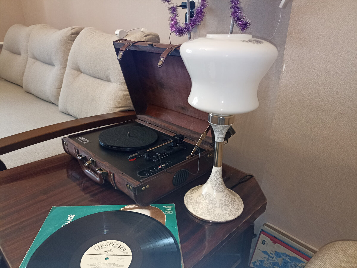 Вот так выглядит наша лампа после купаний и преобразований