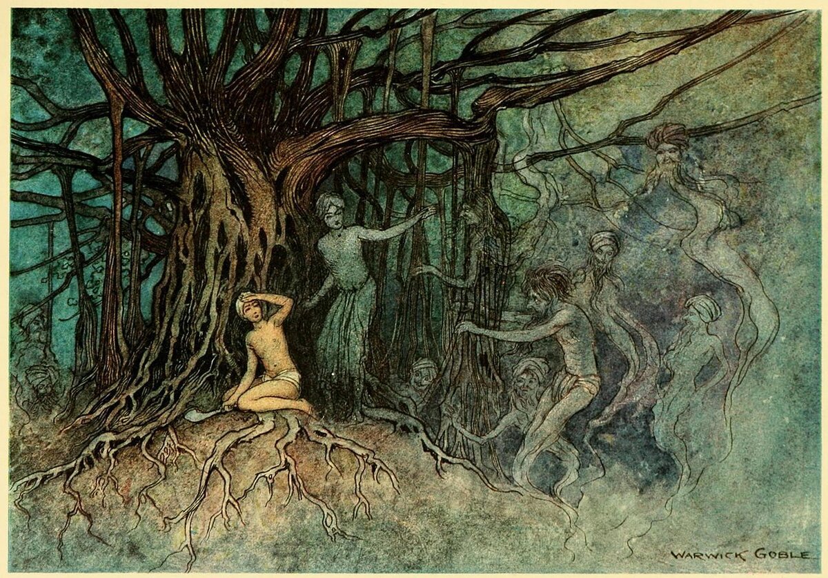 Людоед мифология. Мифология дерево людоед. Легенды фольклор.