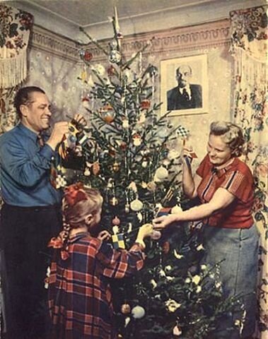 Так готовились к Новому году в нашем советском детстве.