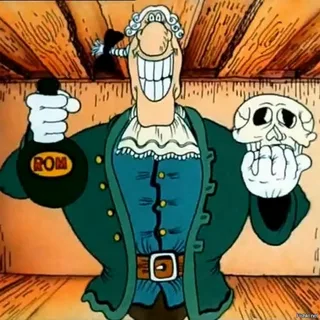 Картинка из мультфильма Остров Сокровищ