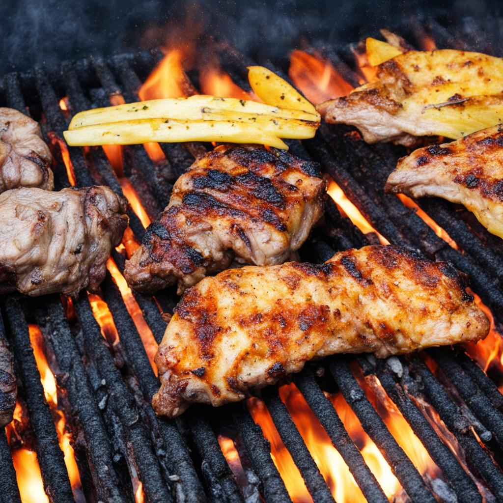 Мясо на гриле