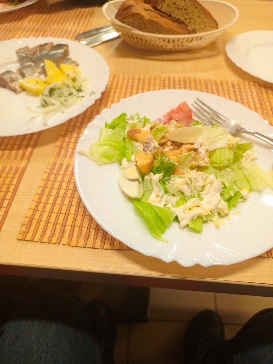 Салат "Цезарь"