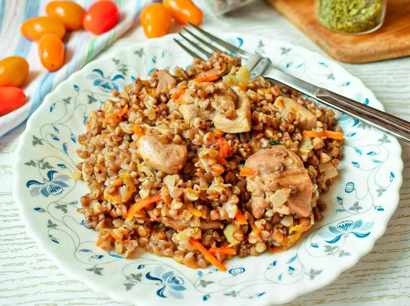 Гречка по-купечески 