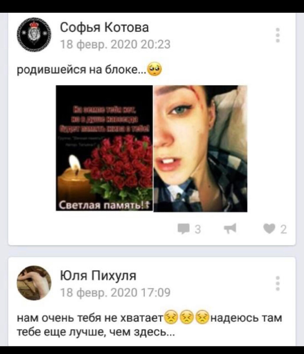 Фото со страницы Дианы Янголенко 2020 года