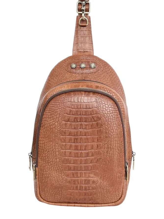 Кожаный рюкзак "Сафари-03". Ателье Ирины Берзиной.