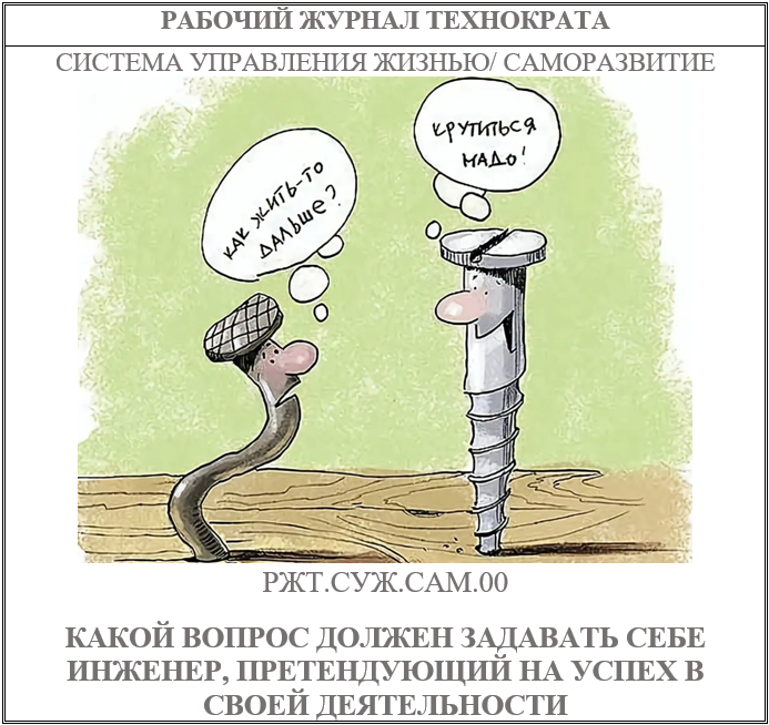 Какой вопрос должен задавать себе инженер, претендующий на успех в своей деятельности