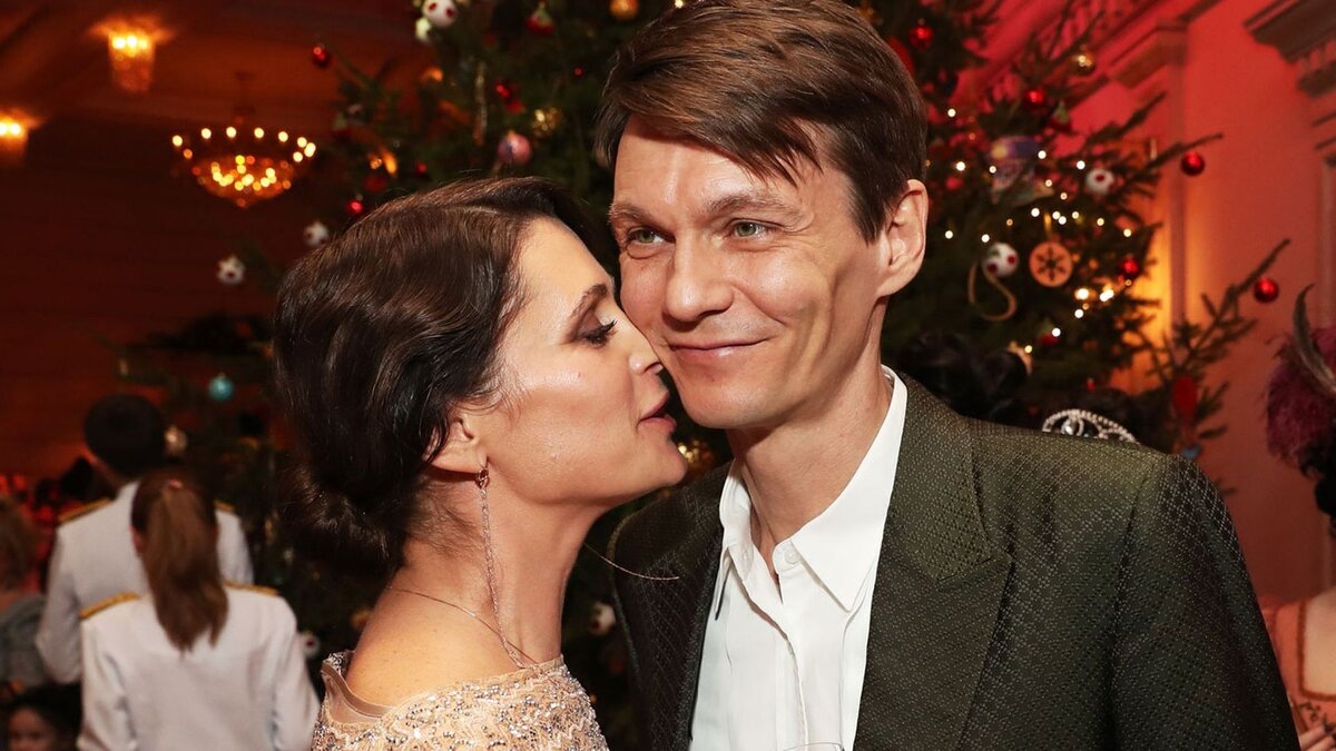 Оксана Фандера с мужем Филиппом Янковским