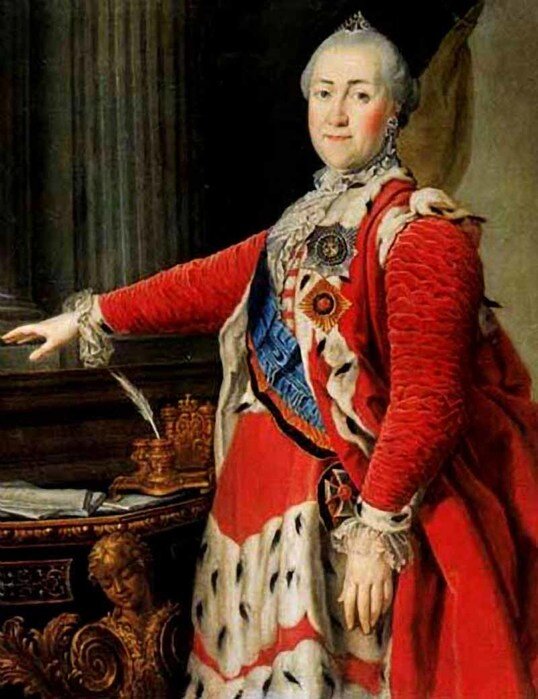«Портрет Екатерины II». Художник Виргилиус Эриксен (1722-1782) 