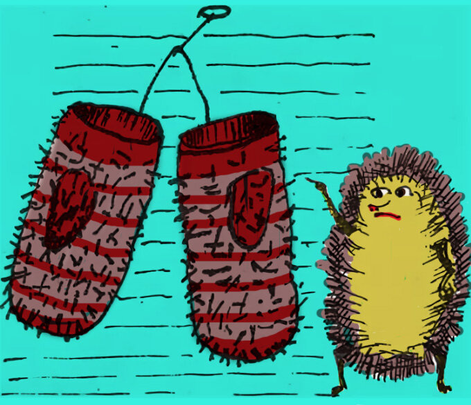 Исходное (не цветное) изображение найдено на pinterest.com, покрас мой, авторский. 