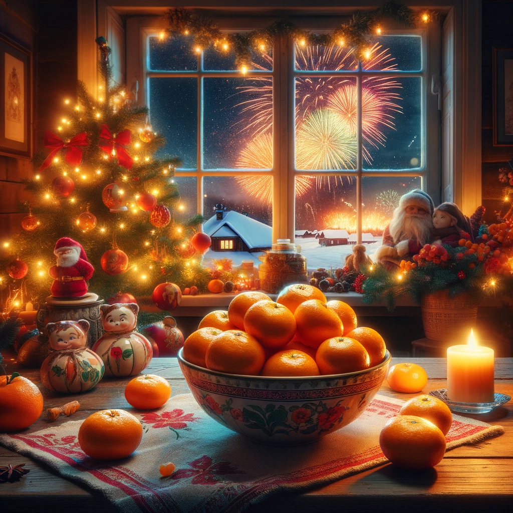 Новый год в России. Изображение защищено авторскими правами