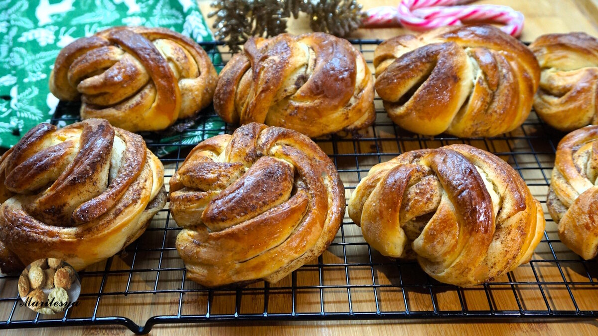 Вкусные Шведские булочки с корицей и кардамоном ⭐Kanelbullar! | Олеся  Маринкович | Дзен