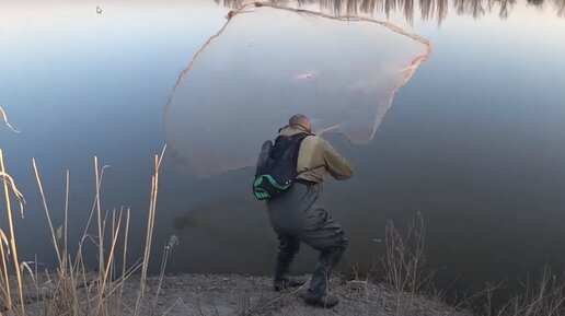 СУДАКИ на КАСТИНГОВУЮ сеть.Рыбалка на СЕКРЕТНОМ водоёме