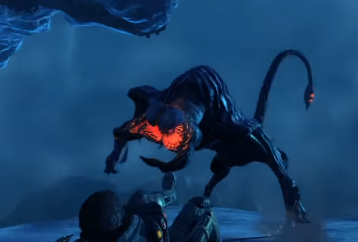 Страшные неведомые монстры. Скриншот из игры.