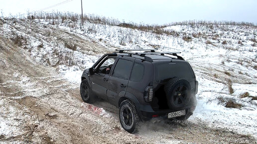 Единственна в РОССИИ Chevrolet NIVA с ТУРБИНОЙ НА ГАЗУ. Заезд в гору и неполадки