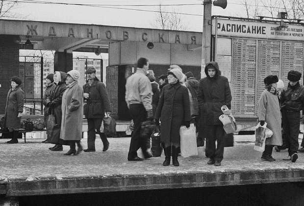    Станция метро «Ждановская». Фото: Сергей Авдуевский / ТАСС