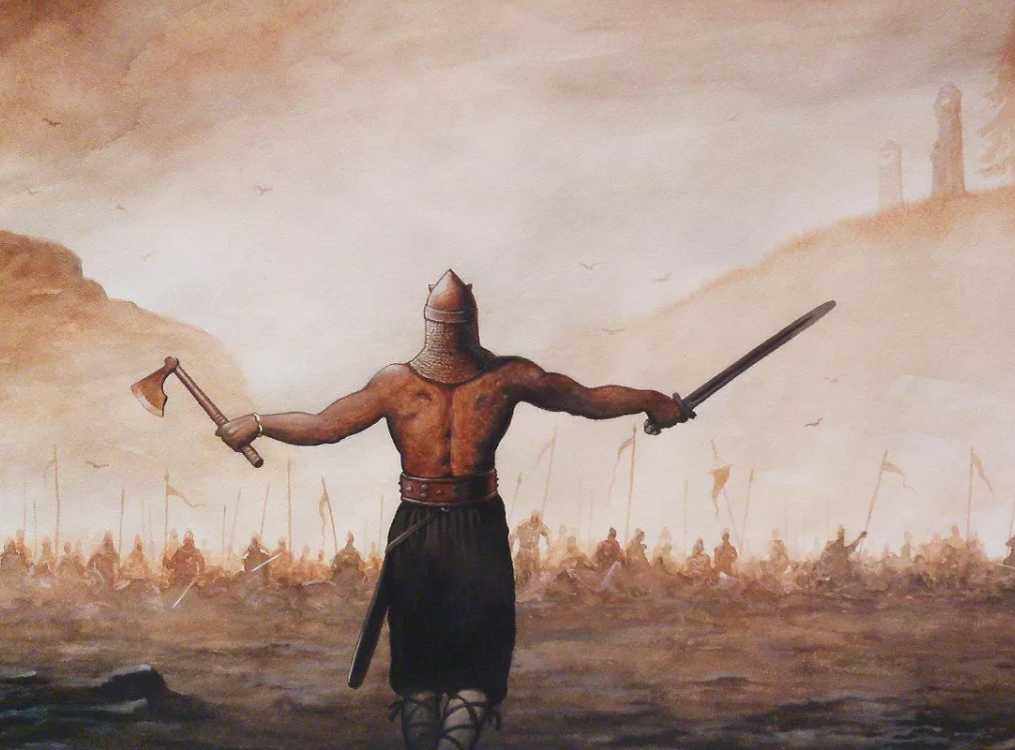 Художник Сергей Покотилов "Перед битвой"