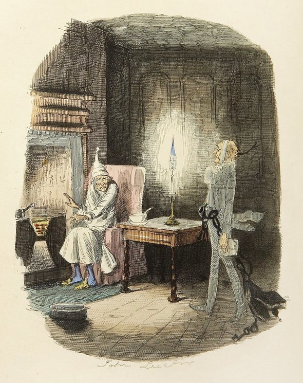    Иллюстрация Джона Лича к повести «Рождественская песнь в прозе». Фото: Public domain