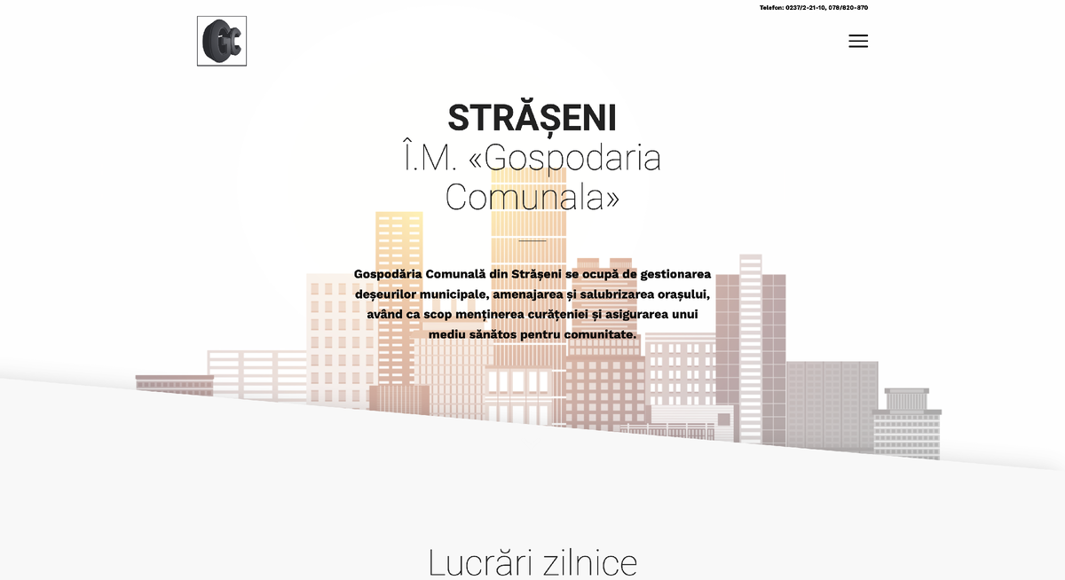 orlovcode.com разработал сайт для comunalstraseni.com