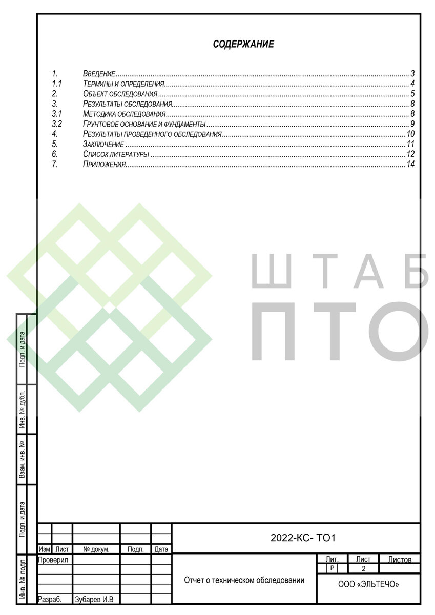 Отчет о техническом обследовании объекта капитального строительства в  Московской области. Пример работы. | ШТАБ ПТО | Разработка ППР, ИД, смет в  строительстве | Дзен