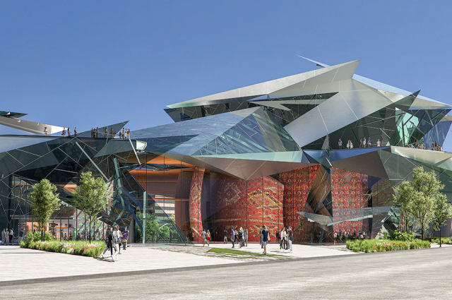    Первая весть о строительстве нового здания театра Камала разнеслась в феврале 2022 года. Фото: Архитектурное бюро «Wowhaus»