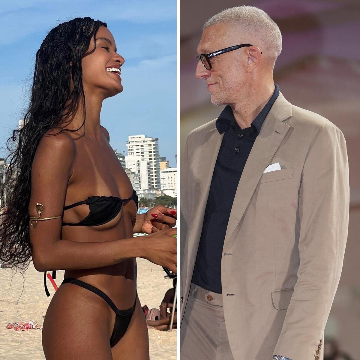 Нара Баптиста и Венсан Кассель, фото:соцсети, Legion Media