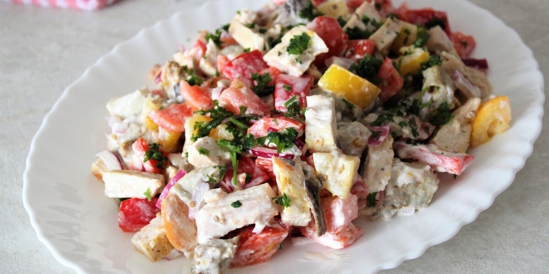 Все мои гости ушли домой с рецептом: великолепный и необычный салат для уютных посиделок