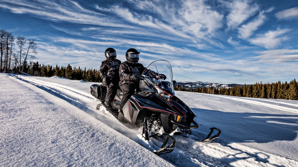 Polaris 4k snowmobile