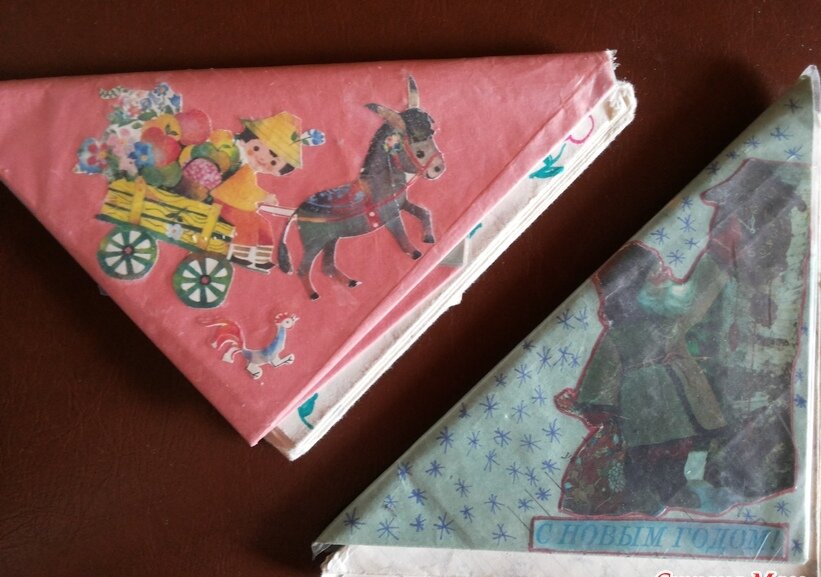 Вот так выглядели эти треугольники.