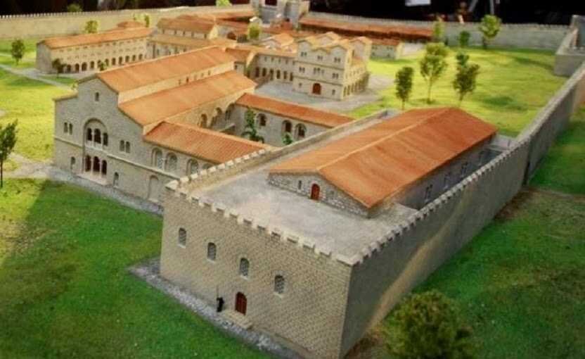 Царский дворец в Велики-Преславе, реконструкция археологов.