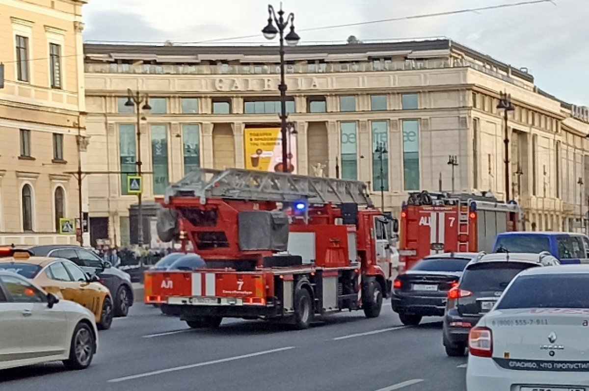    Горит гипермаркет «Леруа Мерлен» на проспекте Будённого в Петербурге
