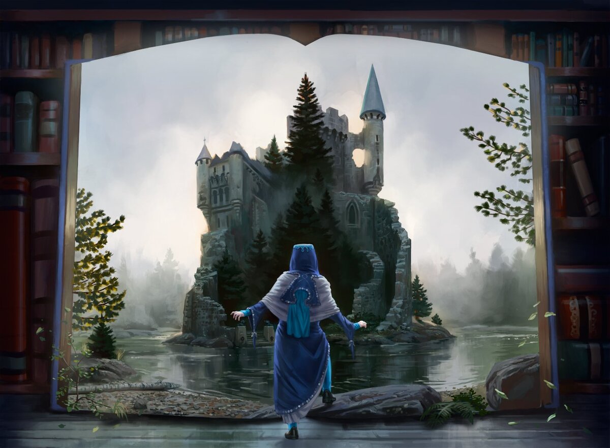 Into the Story (Throne of Eldraine) - art by Jason Rainville