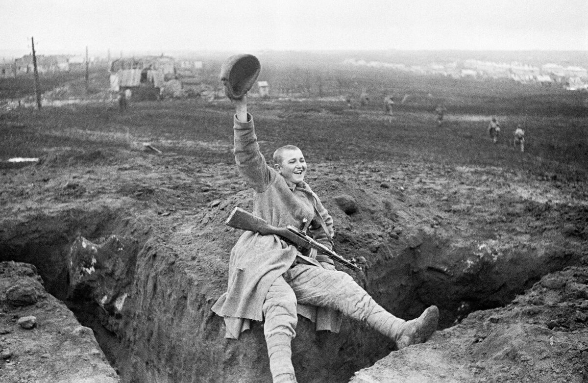 Великая Отечественная война. Никопольско-Криворожская наступательная операция Красной армии (30 января - 29 февраля 1944 года). Освобождение Кривого Рога советскими войсками 3-го Украинского фронта 22 февраля 1944 года. © Sputnik / Георгий Зельма