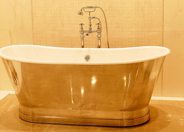 Ванна из чистого золота, 2 млн. $  