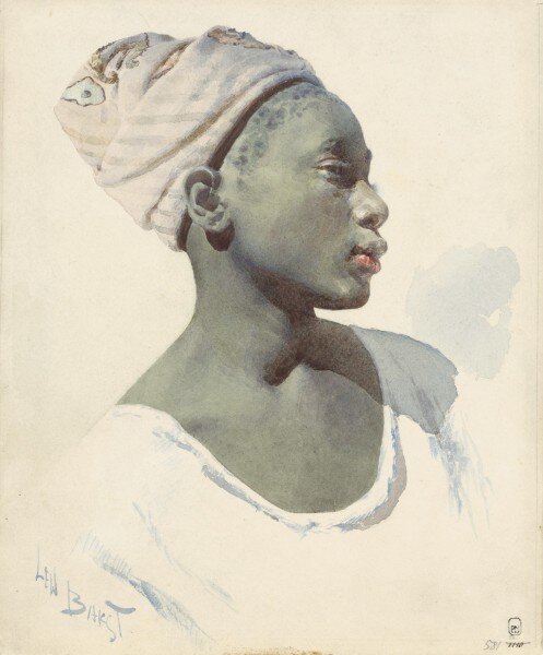 Молодой дагомеец. Источник фото https://rusmuseumvrm.ru/data/collections/drawings/r-13489/index.php