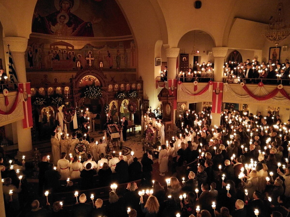 Рождественское богослужение в Греции