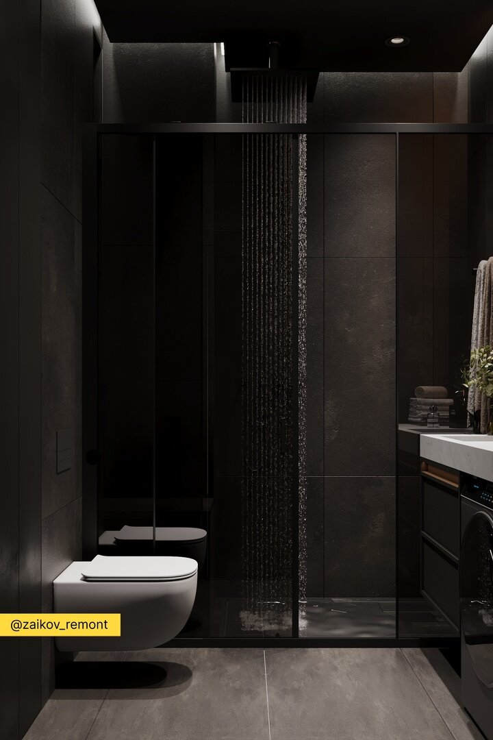 Интерьер ванной, ЖК Белый остров