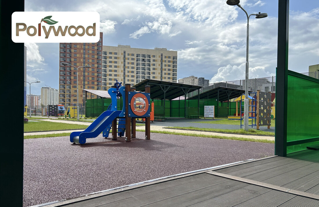 
Для создания комфортной и безопасной зоны отдыха детей мы осуществили монтаж террасной доски POLYWOOD NEO в беседках, расположенных в одном из частных детских садов Москвы.