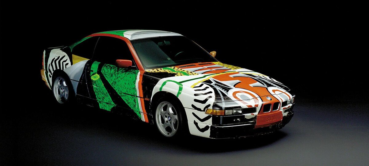 BMW 850 CSi в дизайне от Дэвида Хокни. Листайте галерею.