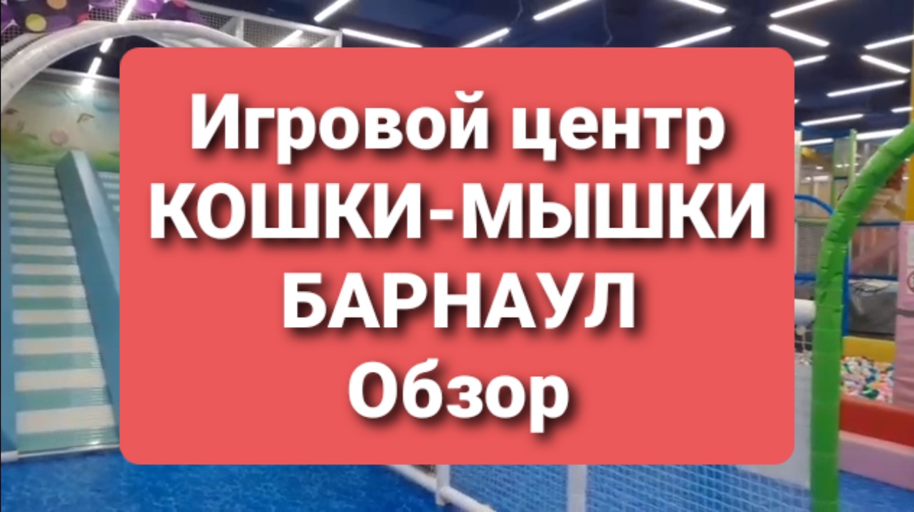 Игровой центр КОШКИ-МЫШКИ ТЦ Арена БАРНАУЛ. Активные и спокойные игры от 0  до 12 лет. Обзор.