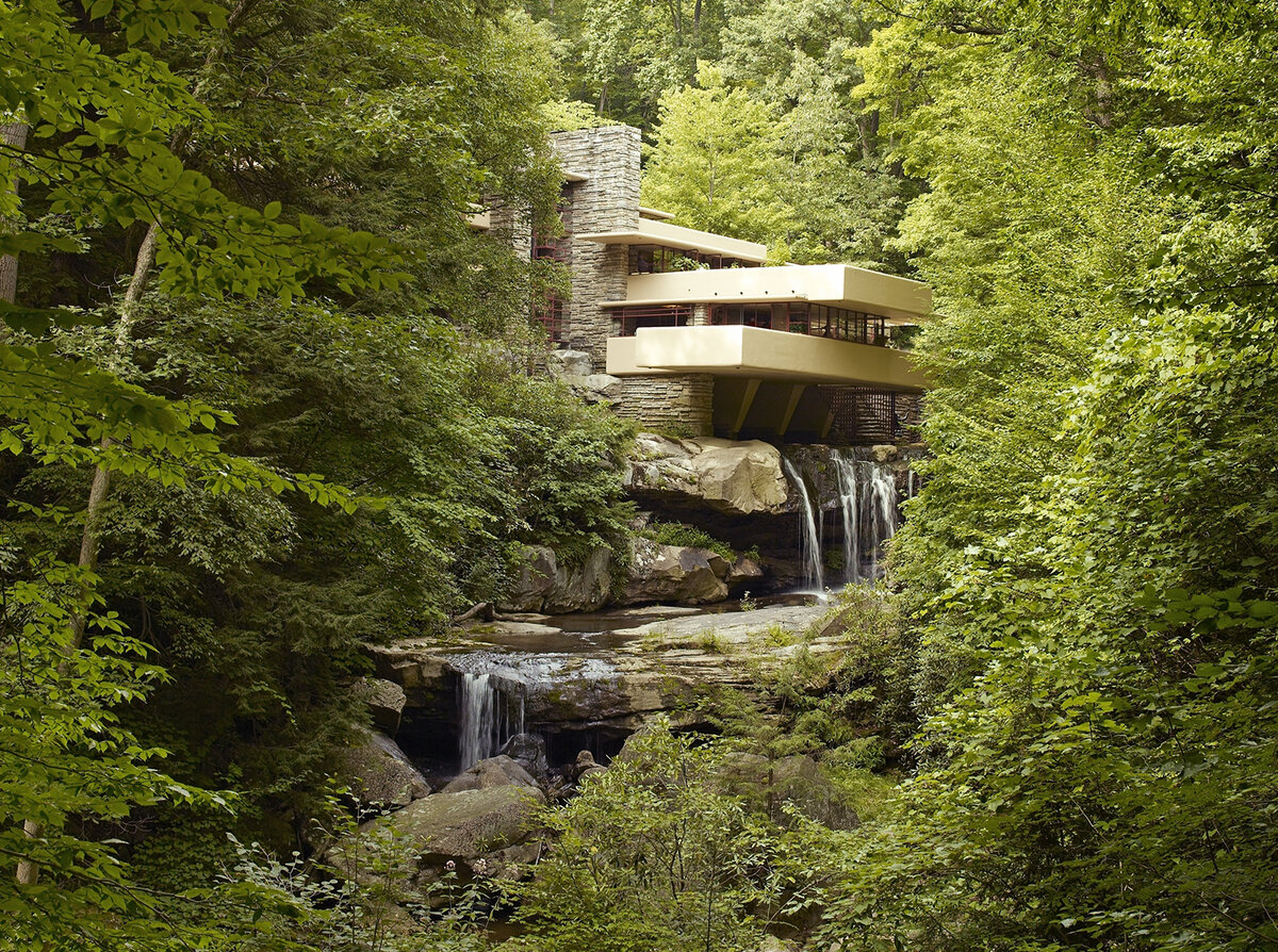 Архитектор Ф. Л. Райт (США). "Дом над водопадом"