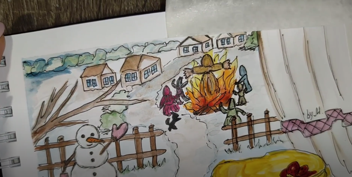 сжигание чучела